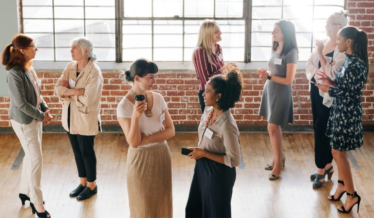 Networking a tradeshow